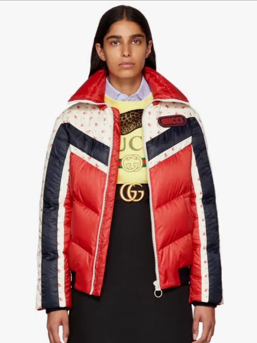 Gucci 2018 Floral Print Down Jacket